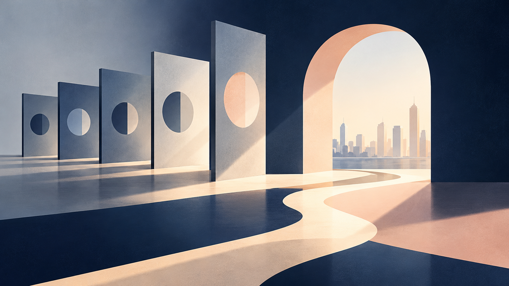 arched path to opportunity with gatsby AI